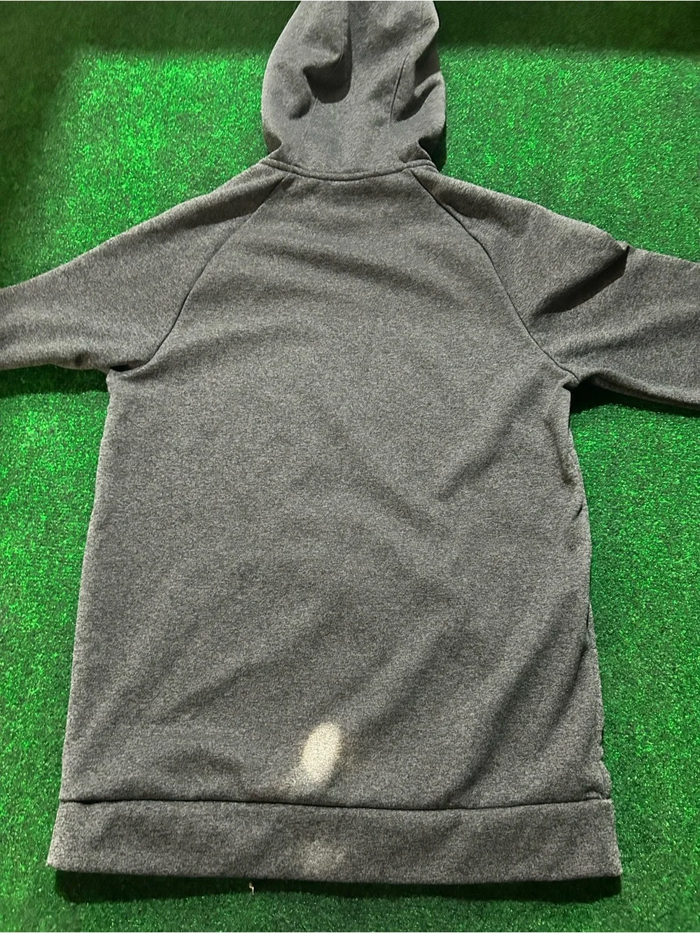 Nike Gray Hoodie with White Swoosh - Kids